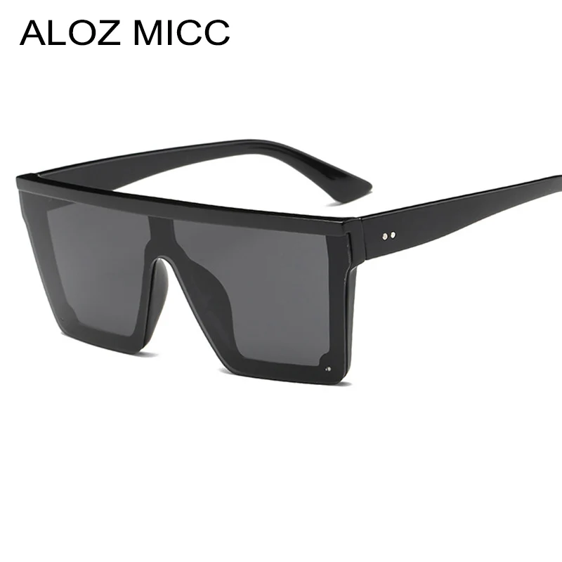 Очки солнцезащитные ALOZ MICC женские UV400 Q437 большие квадратные винтажные солнечные