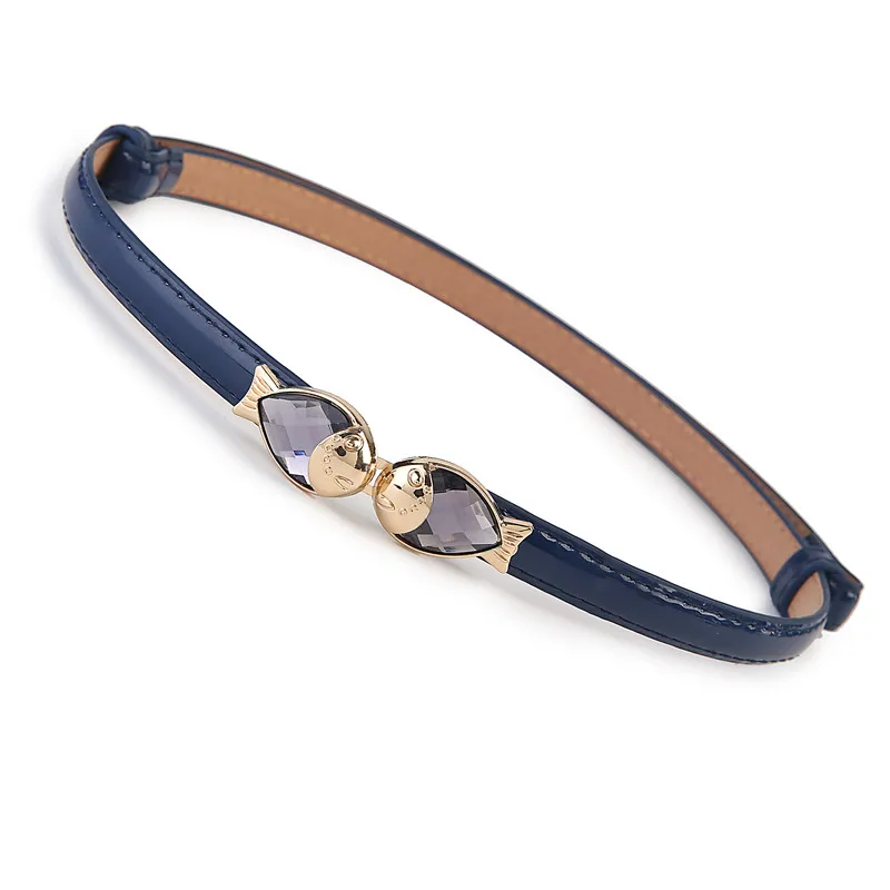 Женские роскошные Лакированная кожа ремнем Модный дизайн Лидер продаж Цвет