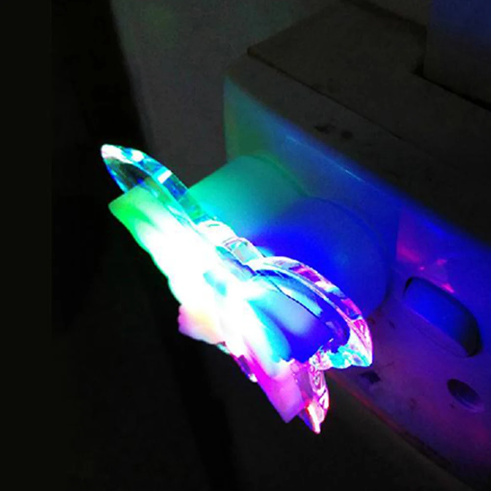 Бабочка ночник энергосберегающий прекрасный цвет RGB Романтический настенный