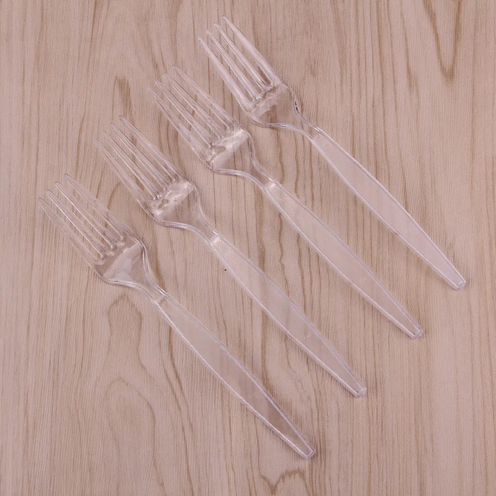 Behogar 36 шт./компл. одноразовая посуда Пластик Ножи столовая ложка вилка набор