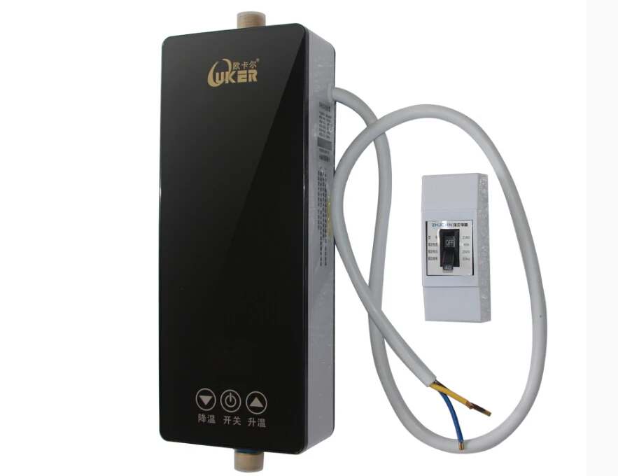 Electric Shower Induction Heater Water 5.5KW Instant Tankless Bathroom For In Whole Year | Бытовая техника