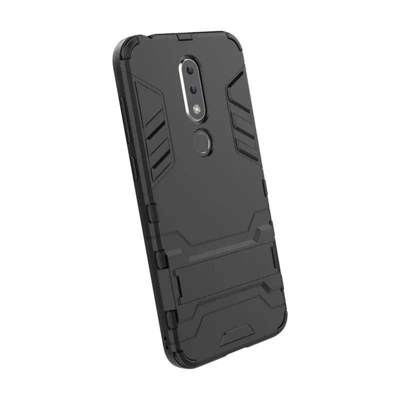 Nokia X6 2018 чехол 5 8 дюймов пластиковые мягкие силиконовой резины Броня стенд полный