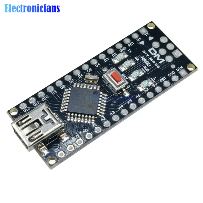 10 шт. плата контроллера Mini USB PL2303TA Nano 4 0 3 ATmega328P для Arduino 5 В 16 м драйвер Набор