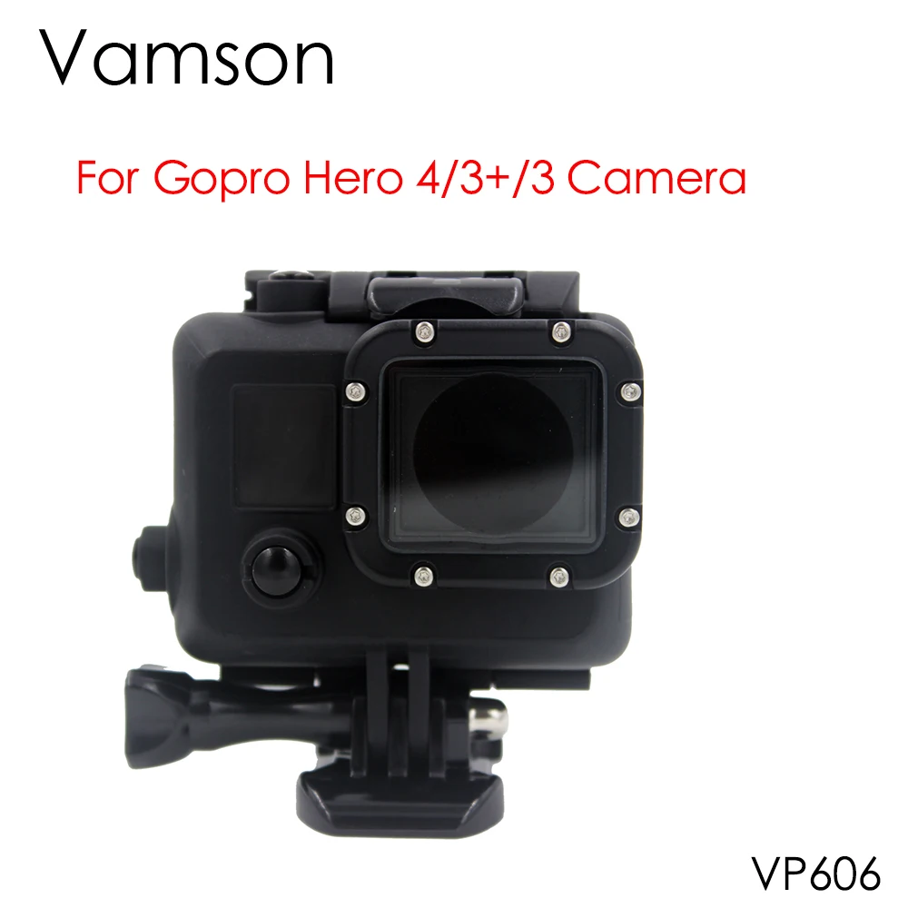 Аксессуары Vamson для Go Pro Cool Dark 35 м Водонепроницаемая камера дайвинга чехол Gopro Hero 4 3