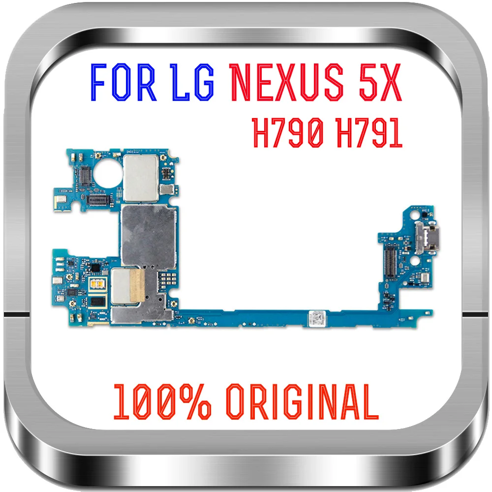 100% разблокированная оригинальная материнская плата для LG Nexus 5X H790 H791 4G поддержка