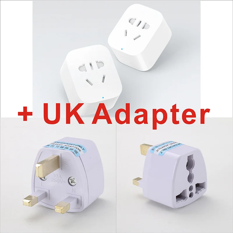 Умная розетка Xiaomi с поддержкой Wi Fi и удаленным управлением|socket adaptor|adaptor wirelesssocket