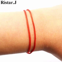 3pcs lot simple lucky red string bracelet for women fashion jewelry fine thread bracelets bangles cute gift wholesale