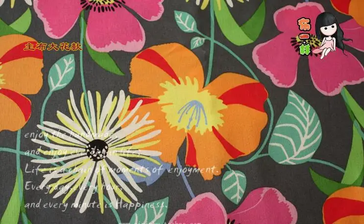 Модный Ретро Цветочный tissu 50*50 см 2 шт хлопчатобумажная ткань пэчворк tecidos