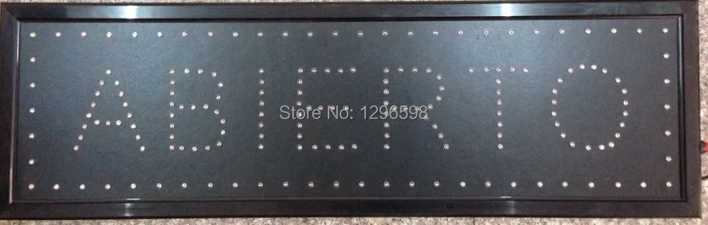 Светодиодный открытый знак CHENXI большой графический Sizel 10x35 дюймов светодиодный