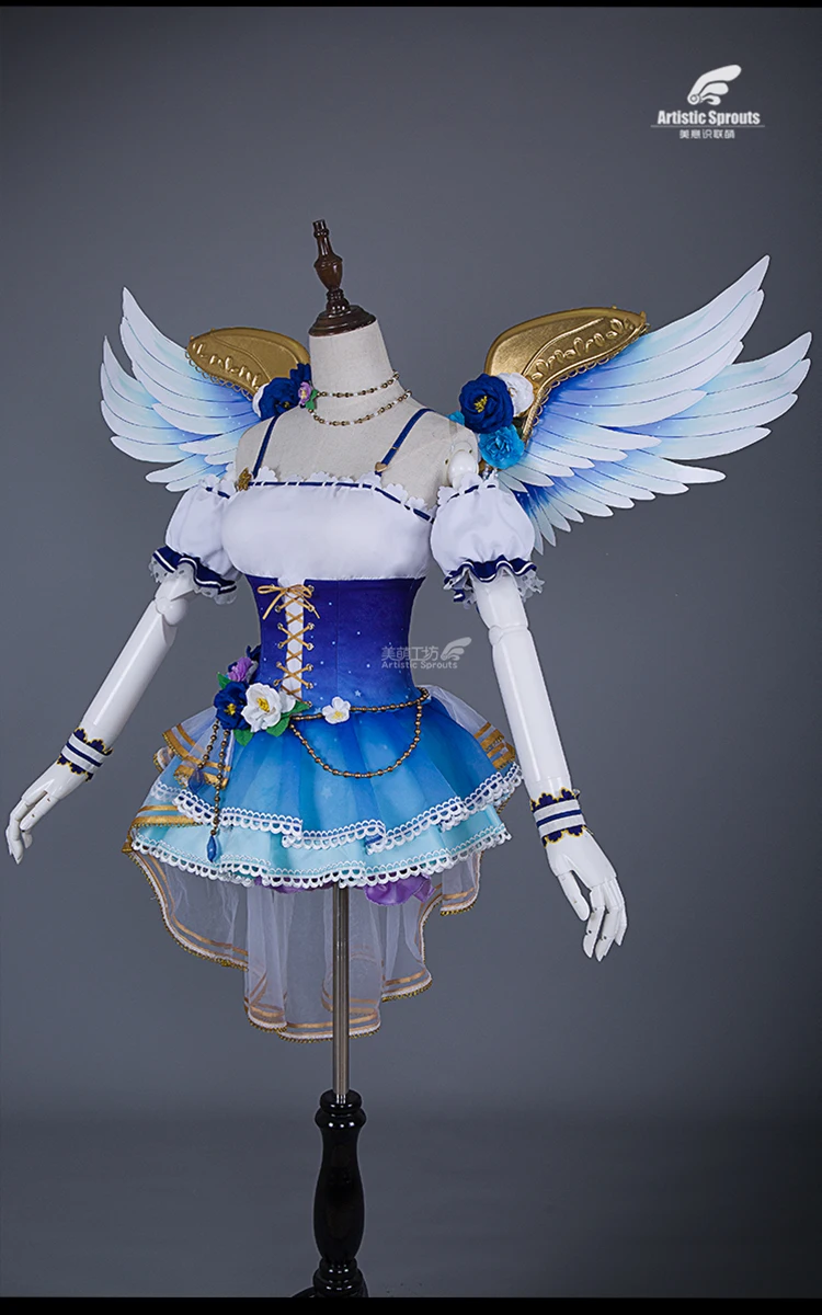 Бесплатная доставка LoveLive! Sunshine Watanabe You Kurosawa Ruby Angel Awaken костюм для косплея униформа