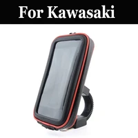 1pc mtb bike phone holder waterproof case bag bicycle motorcycle mount for kawasaki ninja 250r 500r 650r s1 250 s2 350 s3 400