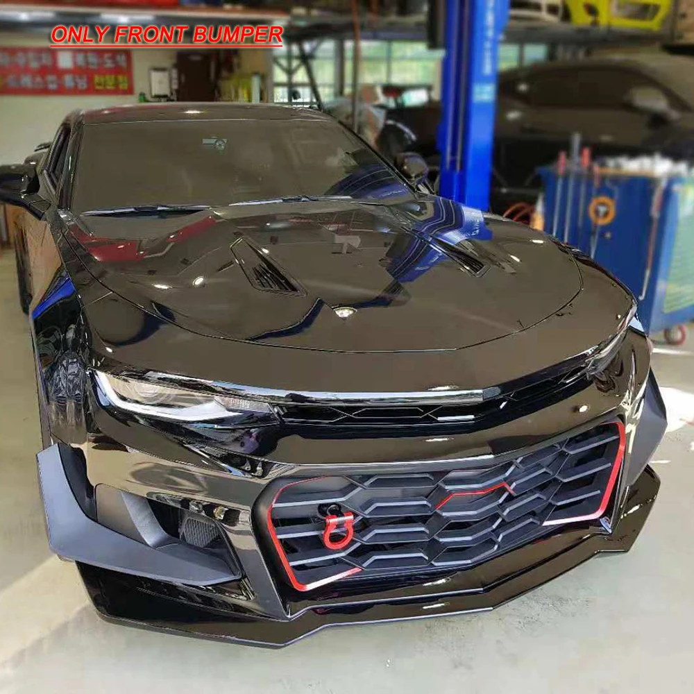 Передний бампер для Chevrolet Camaro 2016-2019 спойлер губ углеродное волокно/FRP | Автомобили