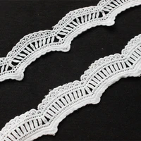 5 10yards length white cotton lace trims applique cotton costume trimmings ribbon home textiles sewing lace fabric