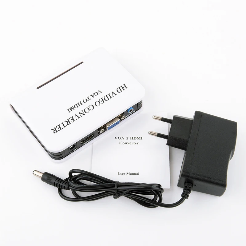 Baolyda VGA конвертер HDMI Plug and play к Выход 1080 P HD аудио ТВ AV HDTV ПК видео кабель VGA2HDMI