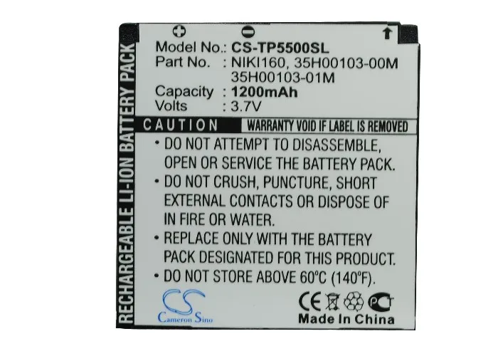 Аккумулятор Cameron Sino 1200 мАч для O2 XDA Star T Mobile MDA Touch Plus|battery for|1200mah batterycameron sino |