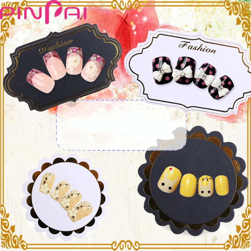 Nail Art Дисплей доска Типсы работы показаны карты 10 шт./пакет японский Стиль ногти