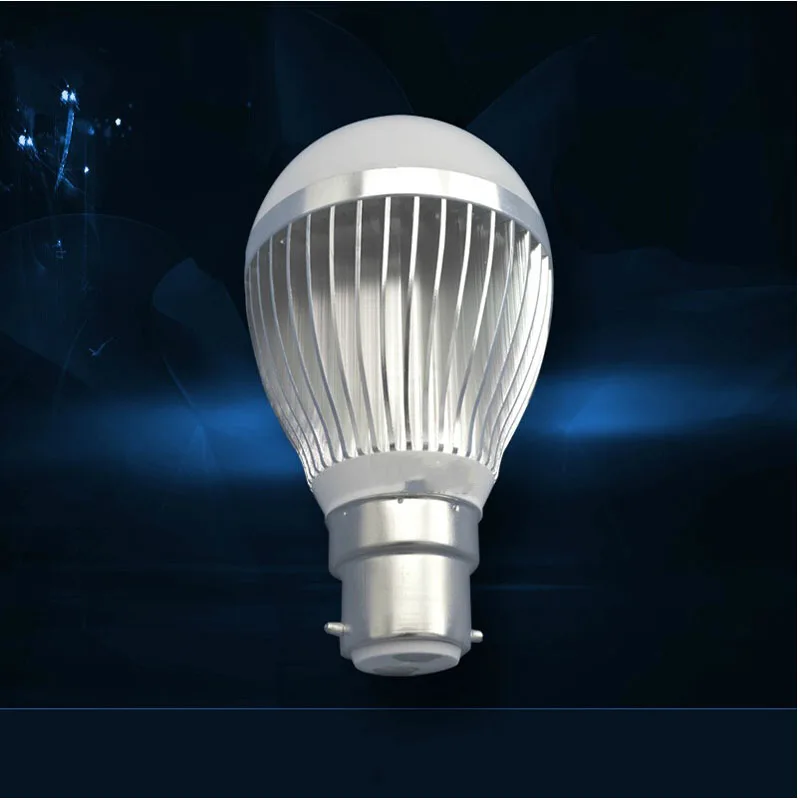 Светодиодный светильник E27 E14 B22 5730SMD 6 Вт 12 15 светодиодный алюминиевый 220 В/85 265 в