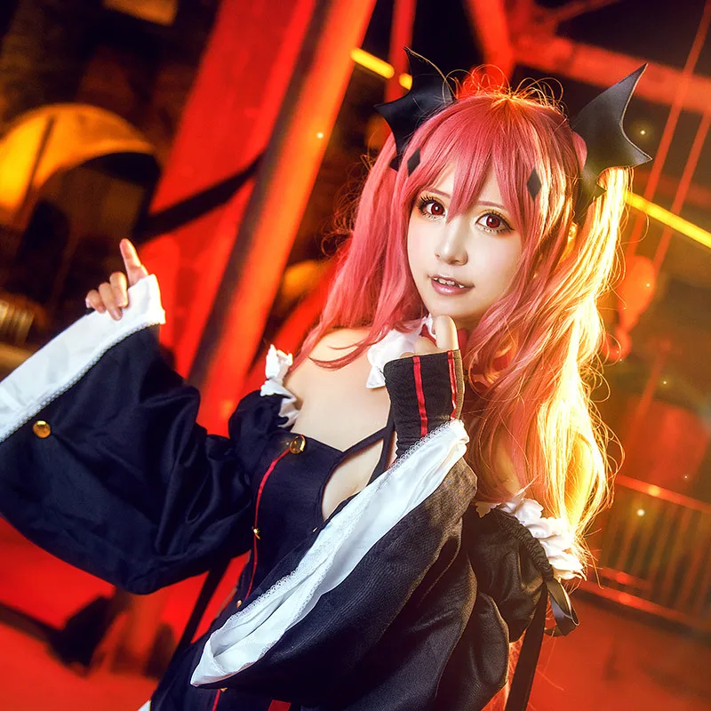 Соблазнительные костюмы Krul Tepes для женщин косплей Owari no Seraph конец третий