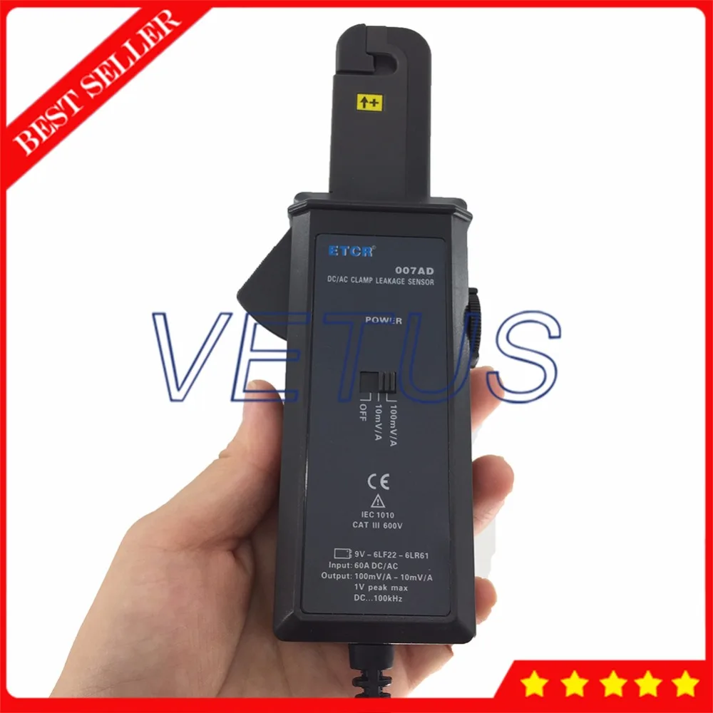 ETCR007AD AC DC клещи с датчиком утечки тока 0mA ~ 50A|Измерители тока| |