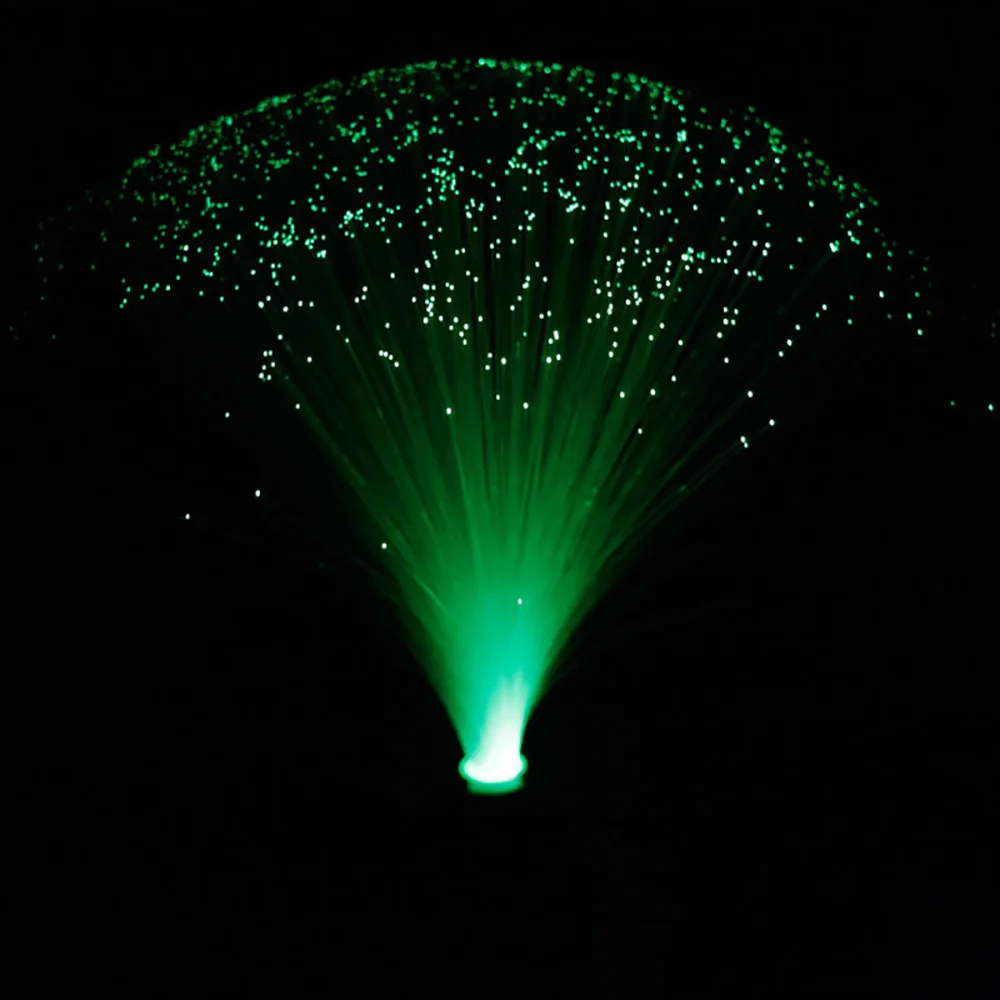 

LED Safe Battery Operated Optic Fiber Light Stand Night Light Lamp For Interior Decoration Children Holiday Wedding
