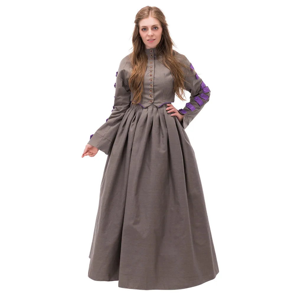 Винтажное платье национальная война викторианский День Хлопковое