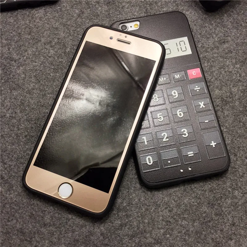 Мода Дизайн Камеры Аудио Лента Калькулятор ТПУ Телефон Случае для iPhone 6 s Плюс