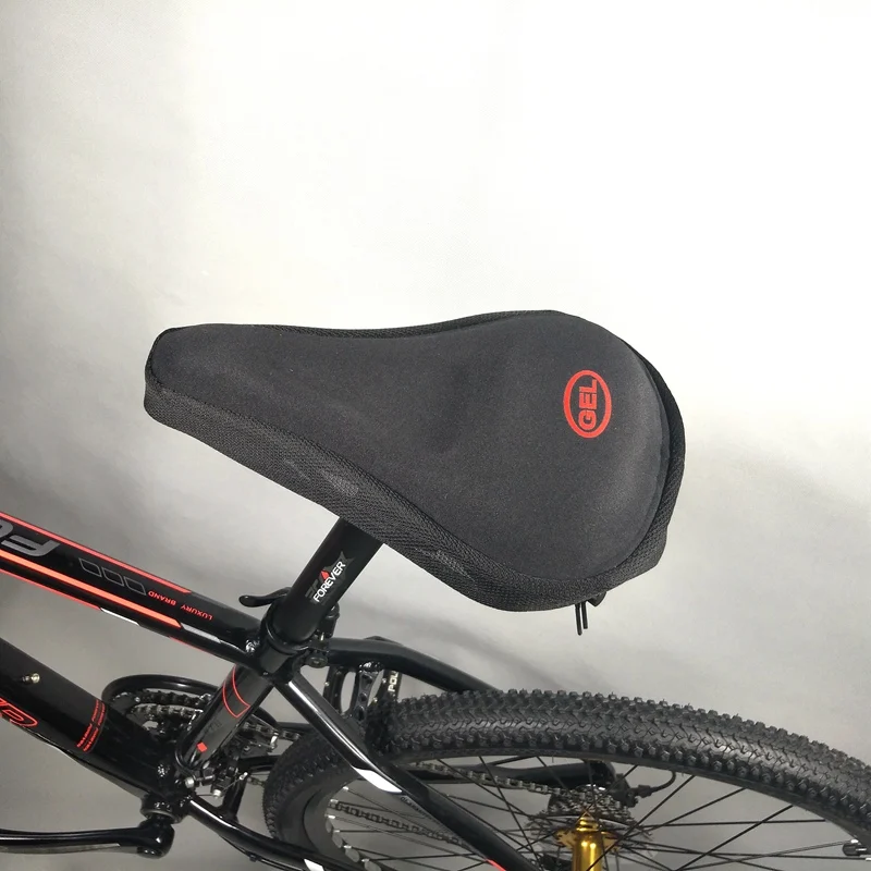 Велоспорт седло 3D кремния гели сиденье Коврики удобные Подушки Мягкий гель