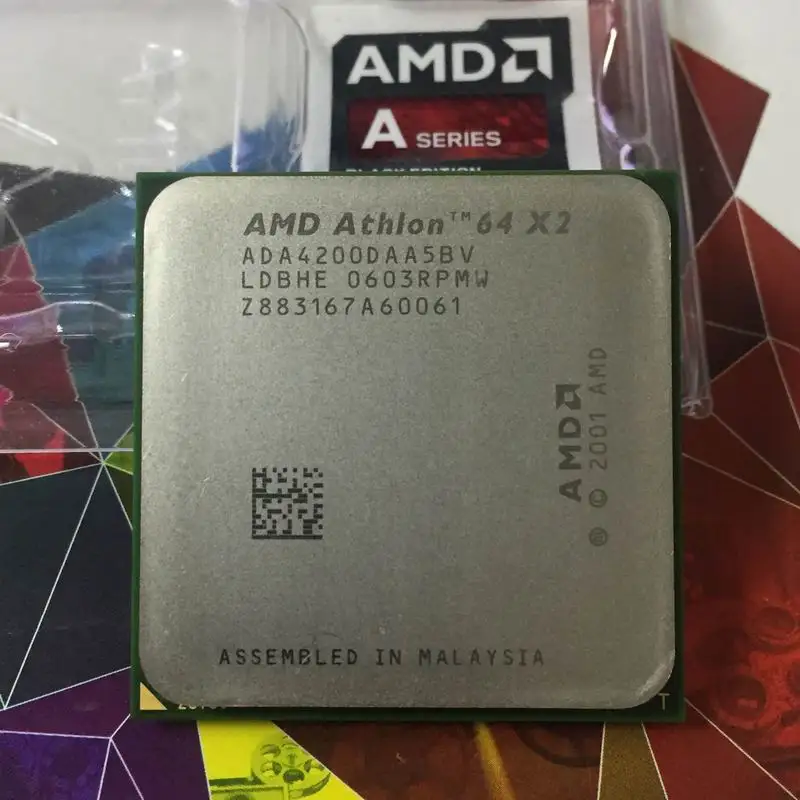 Free shipping 4200+ 939-pin CPU Athlon 64 X2 4200 Socket 939 2.2G Desktop Processor ADA4200DAA5BV scrattered pieces | Компьютеры и