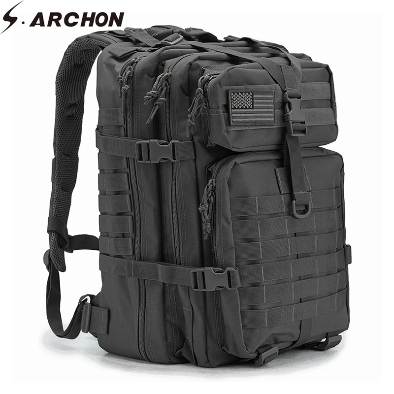 Военный Рюкзак S.ARCHON 34L штурмовая сумка большой вместимости армейская