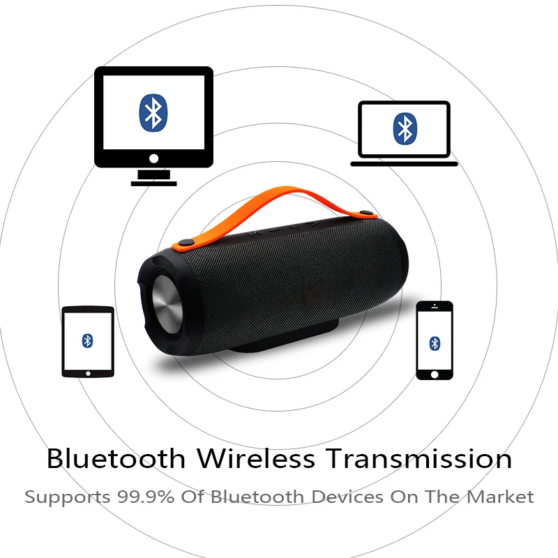 E13 Outdoors Portable Wireless Bluetooth Speaker System MP3 TF FM Radio Music Stereo big power 10W Subwoofer Column for Computer |