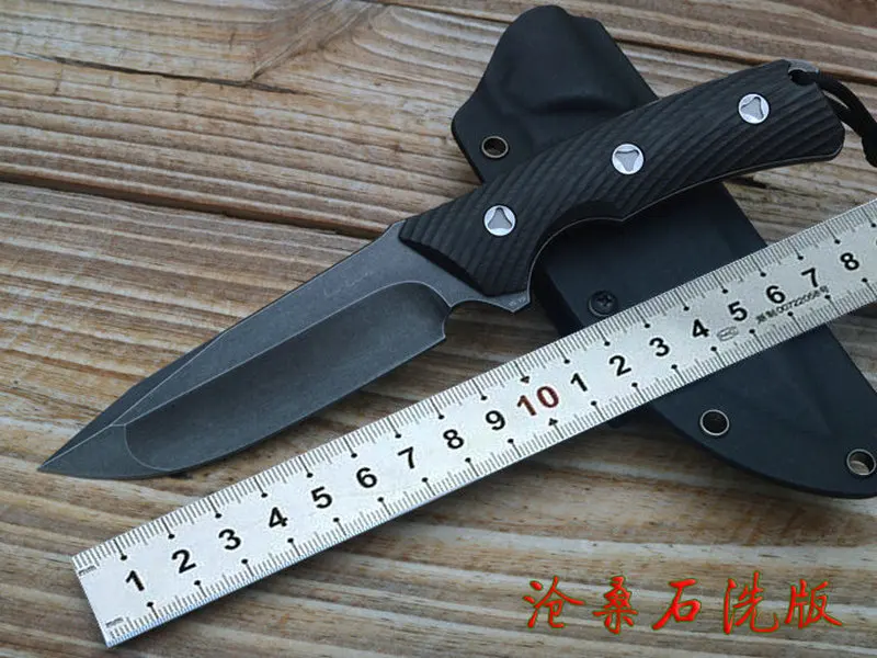 LW SEEKER 2 охотничий нож походные ножи для выживания 61Hrc сатин/камень мыть, VG-10 сталь углеродное волокно ручка с K оболочка