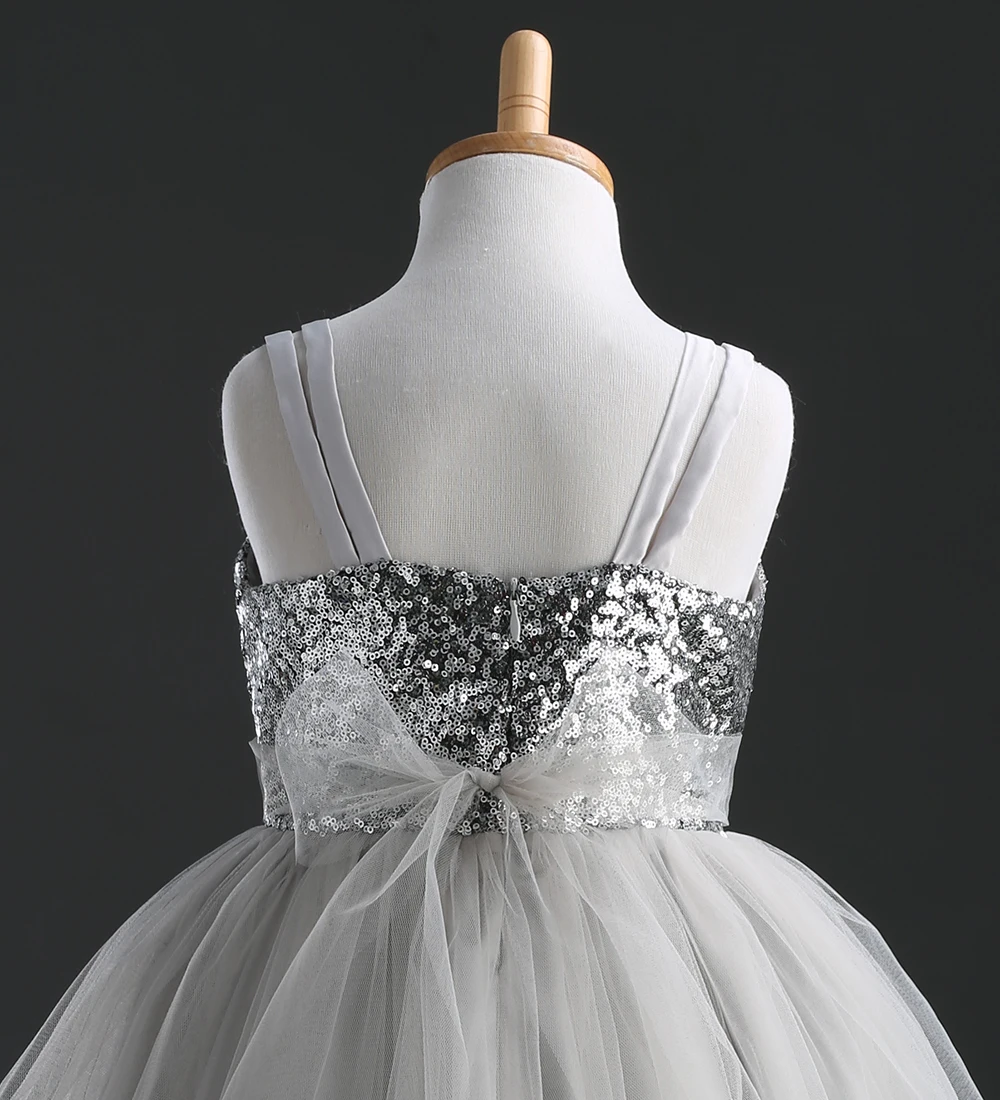 2019 New Hot Sale Latest Baby Girls Kids Sequins Party Dress Pageant Wedding Bridesmaid Dresses Gown | Детская одежда и обувь