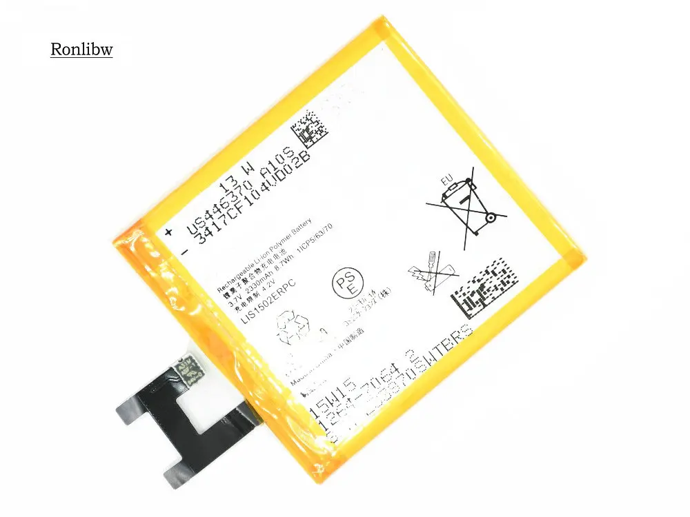 Ronlibw LIS1502ERPC moblie phone Replacement battery for Sony Xperia Z L36h L36 c6602 C6603 S39H C2305 M2 S50H D2303 D2305 D2306 | Мобильные