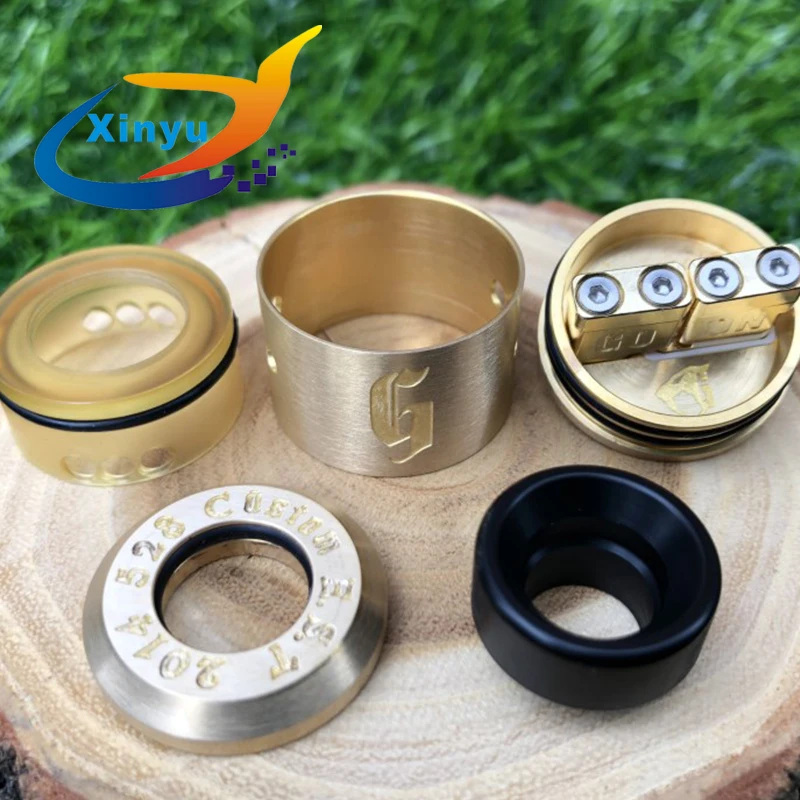 Новейший 1:1 GOON 528 25 RDA электронная сигарета распылитель латунь и 316 Танк ss мм Diamter