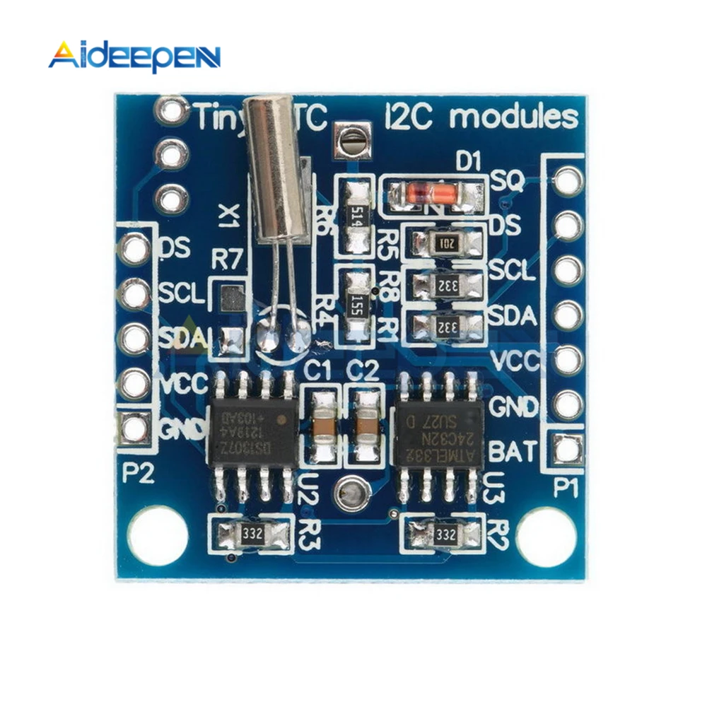 AT24C32 Real Time Clock RTC I2C DS1307 Module for AVR ARM PIC 51 | Инструменты