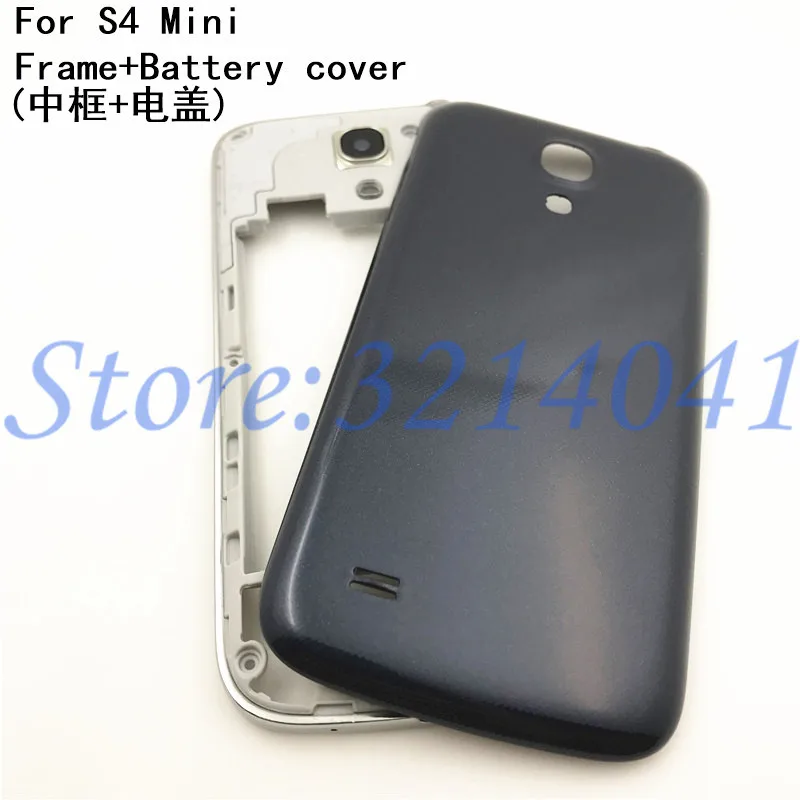 Новая средняя рамка Корпус для Samsung Galaxy S4 mini i9190 i9192 i9195 пластина задний корпус +