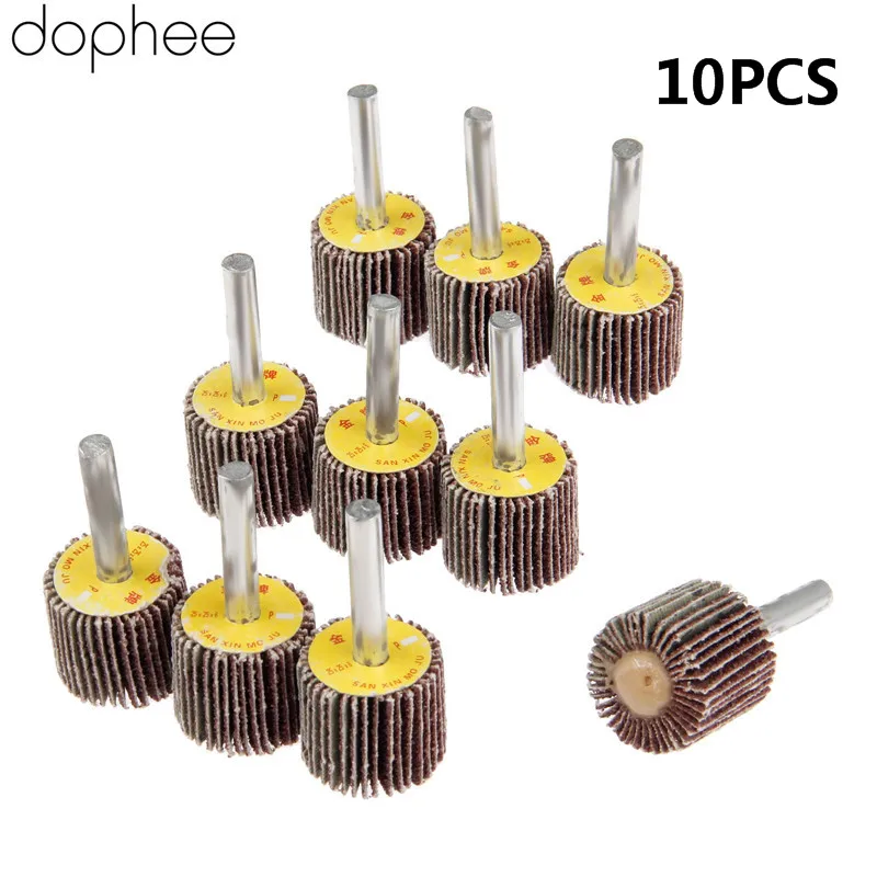 Dophee 10 шт. 25 мм шлифовальная наждачная бумага насадка для дрели с откидной