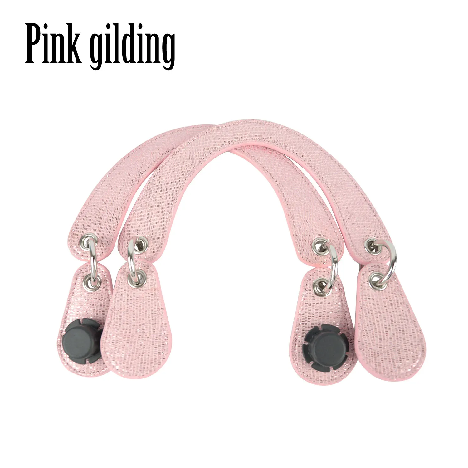 pink gilding Новые изогнутые кожаные съемные капли для пояса ручка для классического мини Obag Huntfun квадратная сумка городской шик женская сумка O сумка - Цвет: pink gilding