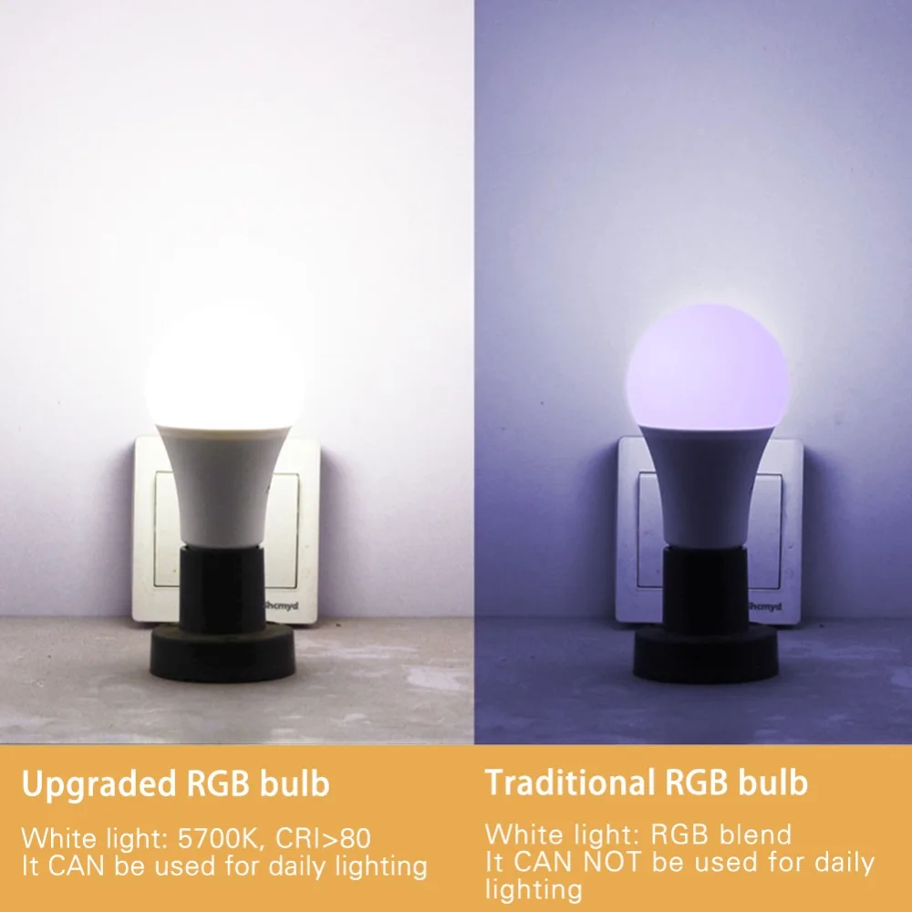 Светодиодный светильник RGB E27 с регулируемой яркостью 5 Вт 10 15 ac220в | Лампы и