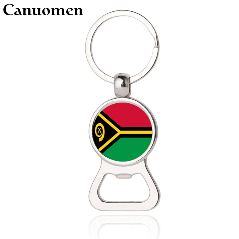Canuomen открывалка для пивных бутылок брелки ключей Греция Trinidad and Tobago Тувалу флаг
