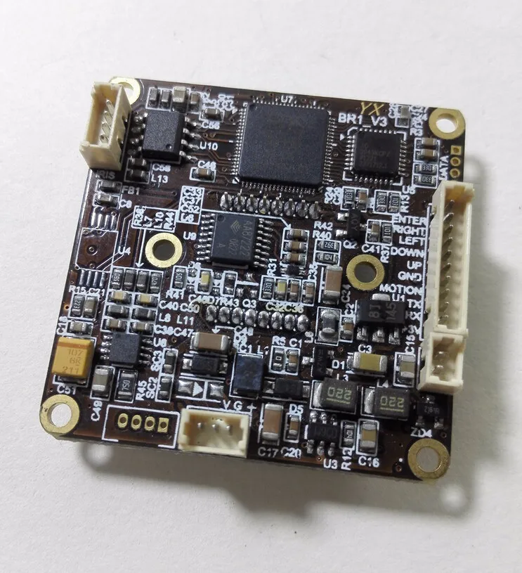 Интеллектуальное ИК управление 38*38 650tvl RJ10 DSP + SONY 639 плата CCD камера OSD