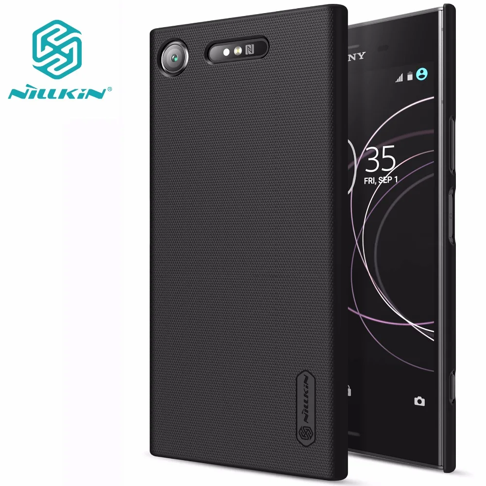 NILLKIN Super Frosted Shield чехол для sony Xperia XZ1 матовый Твердый переплет с Бесплатная защита
