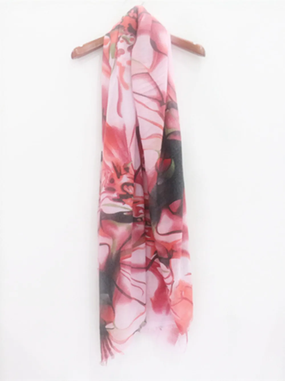 Новый in2016 цвета печать модные кисточкой зимой теплый шарфы элегантных женщин