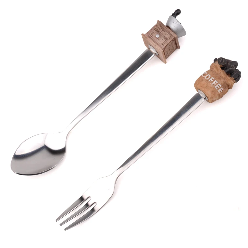 2 шт./компл. прекрасный комплект детских столовых приборов Нержавеющая сталь