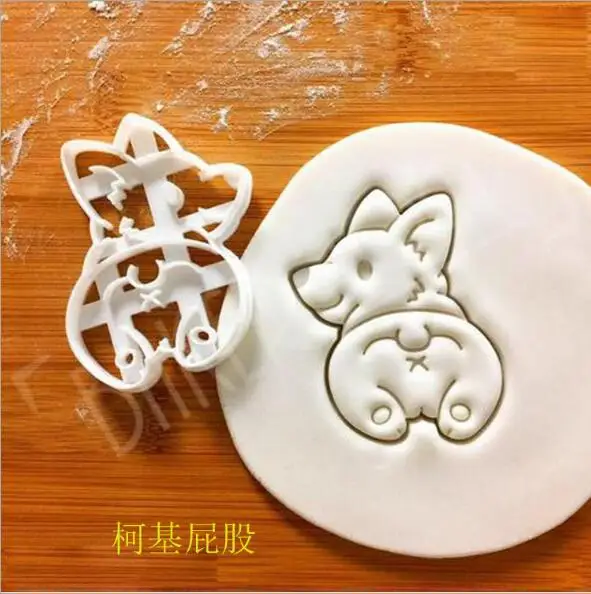 3 шт. в наборе резак для печенья собаки корги форма домашних животных Бисквитное