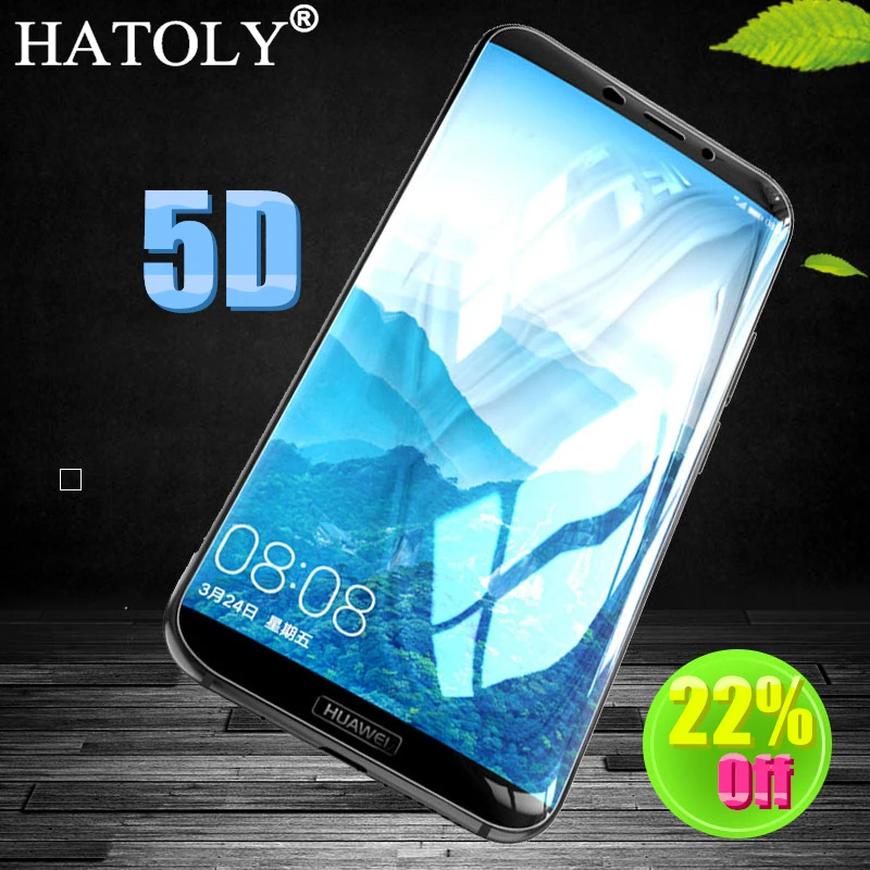 Закаленное стекло HATOLY 5D для huawei mate 10 Pro Защитная пленка для экрана huawei mate 10 Pro полноэкранная пленка huawei mate 10 Pro стекло