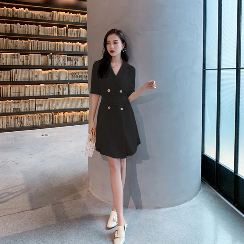 Heydress Женский блейзер с v образным вырезом летнее платье для офиса элегантное