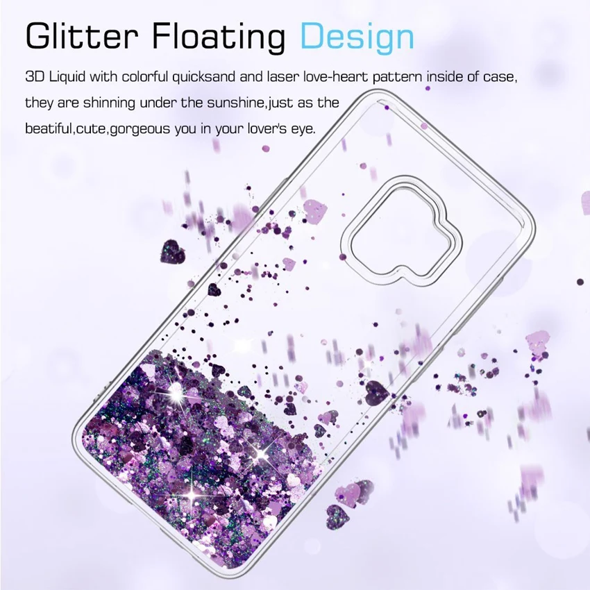 Чехол UPaitou для Samsung Galaxy S9 S8 Plus S6 S7 Edge Note 5 8 переливающийся жидкий Роскошный чехол из