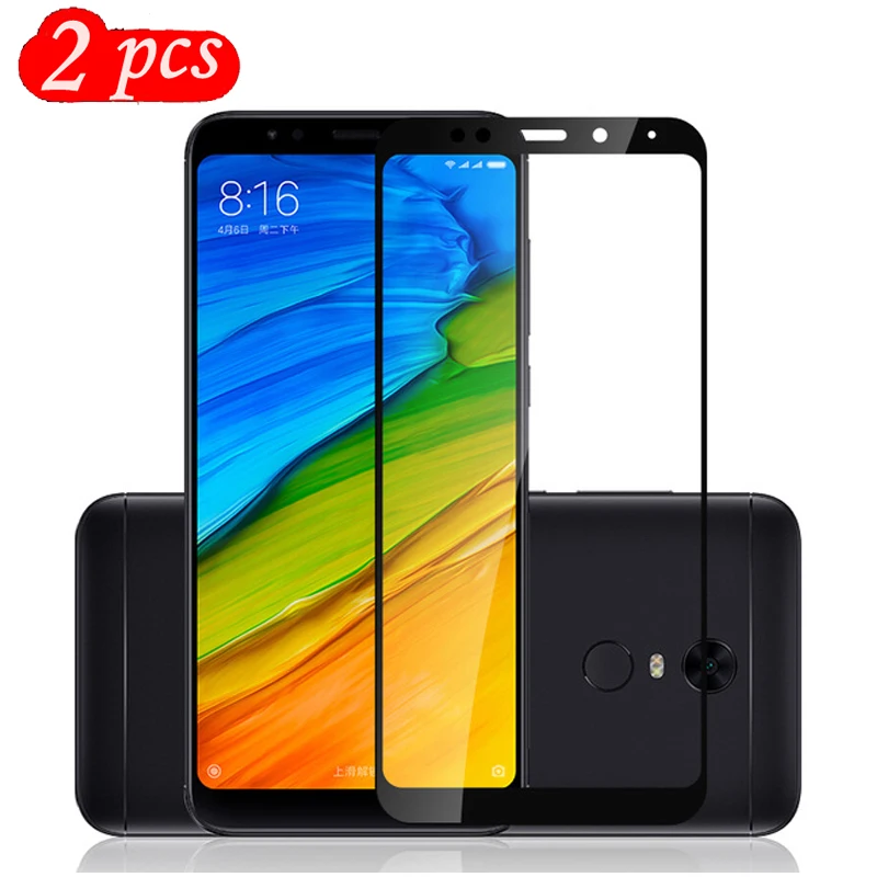 2 шт. закаленное стекло для Xiaomi Redmi Note 5 Защита экрана полное покрытие Pro Защитная