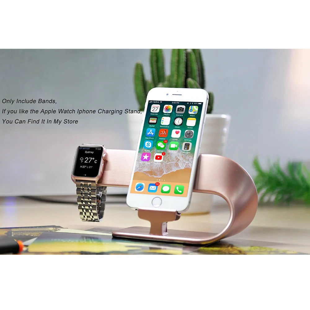 Браслет звеньевой для apple watch band 44 мм 38 ремешок iwatch 42 40 с застежкой бабочкой 5 4/3|strap